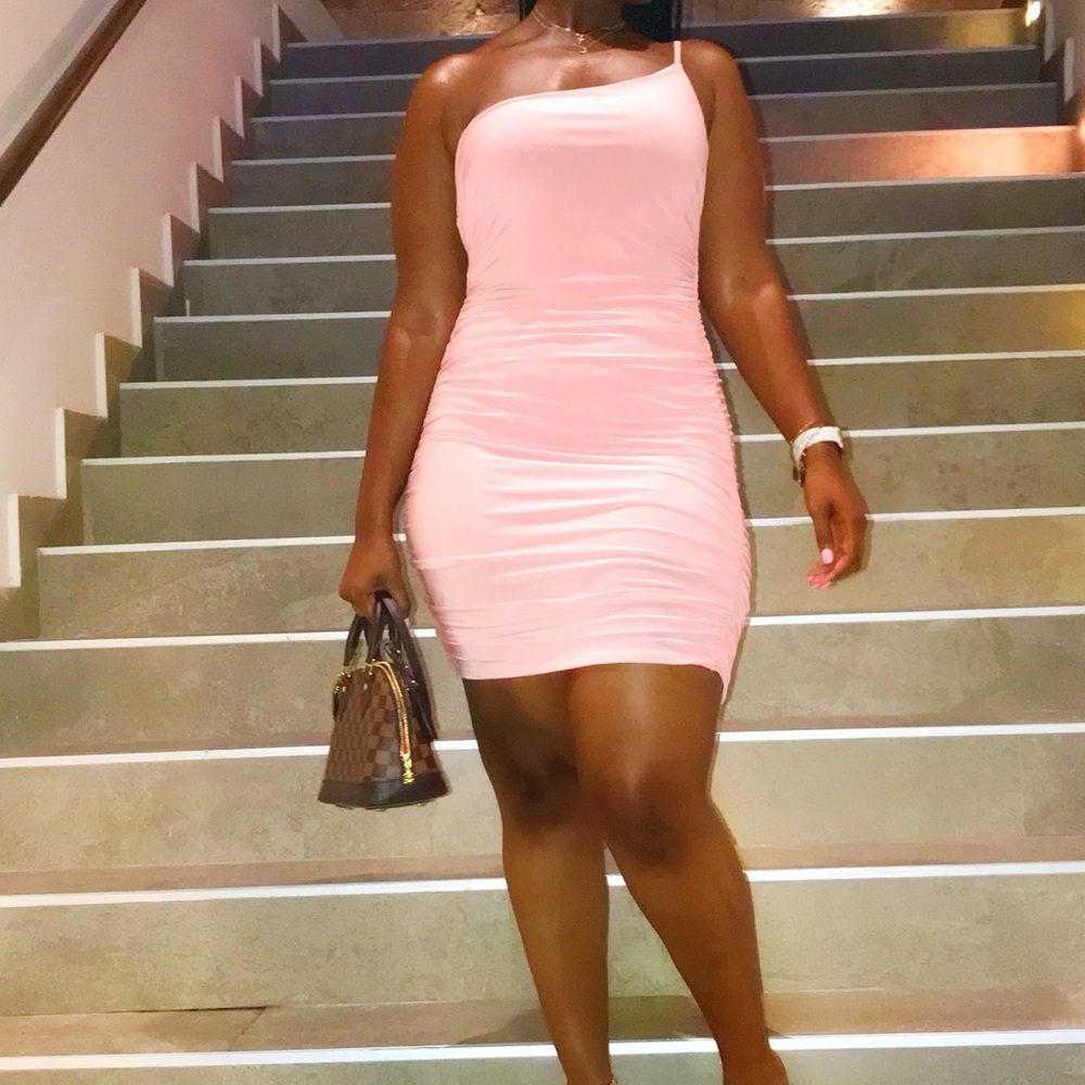 One Shoulder Bodycon Dress